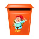 Smile Aufkleber – Lustiger Gartenzwerg Sticker, wetterfest & UV-beständig