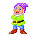 Lustiger Gartenzwerg Aufkleber – moderner Wichtel...