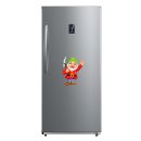 Smile Aufkleber – lustiger Gartenzwerg Sticker, wetterfest & modern (18  x 24 cm)