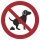 Selbstklebende Aufkleber - Hier kein Hundeklo - Piktogramm Aufkleber Schutz vor Hundekot Hundedreck Tretminen 10 cm 5 Stück