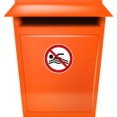 Schwimmen verboten Aufkleber – wetterfester Verbotssticker für Sicherheit (5 cm 1 Stück)