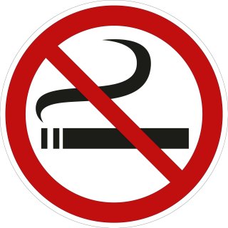Rauchen verboten Schild "bitte nicht Rauchen Rauchverbot 