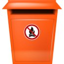 Feuerverbot Verbotsaufkleber – wetterfester Sticker für Brandschutz & Sicherheit (5 cm 1 Stück)