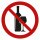 Selbstklebende Aufkleber - Alkohol verboten - Piktogramm, Schutz vor Gefahr, Verschmutzung, Verunreinigung, Gerüche  5 cm 1 Stück