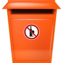Alkohol verboten Aufkleber – wetterfester Verbotssticker für Innen & Außen (10 cm 1 Stück)