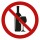 Selbstklebende Aufkleber - Alkohol verboten - Piktogramm, Schutz vor Gefahr, Verschmutzung, Verunreinigung, Gerüche  10 cm 10 Stück