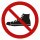 Selbstklebende Aufkleber - Schuhe verboten - Piktogramm zum Schutz vor Verschmutzung, Respekt von Traditionen, Religion 10 cm 10 Stück