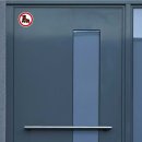 Inliner & Rollschuhe verboten Aufkleber – wetterfester Verbotssticker (10 cm 1 Stück)