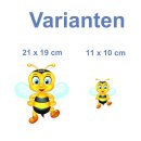 Lustiger Bienen Aufkleber – Smile Sticker für...