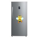 Lustiger Bienen Aufkleber – Smile Sticker für Auto, Fenster & Co.