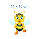 Lustiger Bienen Aufkleber – Smile Sticker für Auto, Fenster & Co. (11 x 10 cm)