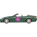Aufkleber Sticker Petunie lila violett Blume selbstklebend Autoaufkleber Blumenwiese Dekoration Set Car Wohnwagen wetterfest  9 x 10 cm