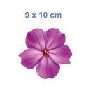 Violette Petunie Aufkleber – wetterfeste Blumendekoration (9 x 10 cm)