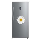 Weiße Gänseblume Aufkleber – Wetterfester Blüten-Sticker für Fenster & Auto (10 x 10 cm)