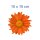 Orange Gerbera Aufkleber – Wetterfester Blumenschmuck für Fenster & Auto (10 x 10 cm)