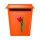 Rote Tulpe Aufkleber – Wetterfester Sticker für Fenster & Auto (12 x 29 cm)