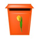 Gelbe Tulpe Aufkleber – Wetterfester Blumen-Sticker von Kleberio (6 x 18 cm)