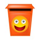 Lachender Smile Aufkleber – Wetterfester Sticker für Innen & Außen