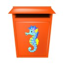 Seepferdchen Aufkleber – bunter, wetterfester Sticker für Auto & Fenster (18 x 10 cm)