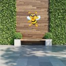 Bienen Wandbild – fröhliche Tier-Deko für Kinderzimmer & Küche (45 x 41 cm)