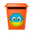 Ukraine Smile Aufkleber – Wetterfester Sticker für Innen & Außen