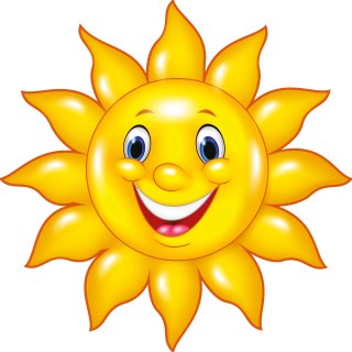 Sonne Wandbild – fröhliche Kinderzimmer-Deko aus Kunststoff