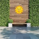 Sonne Wandbild – fröhliche Kinderzimmer-Deko aus Kunststoff