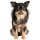 Aufkleber Long-Haired Chihuahua Hund selbstklebend Sticker Autoaufkleber Motorradhelm Dekoration Wohnwagen Heckscheibenaufkleber Car Set wetterfest 12 x 7 cm