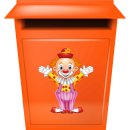 Aufkleber Clown Circus Sticker Set selbstklebend Autoaufkleber Kinder Album Kindergarten Wohnwagen Dekoration Set Car Caravan