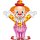 Aufkleber Clown Circus Sticker Set selbstklebend Autoaufkleber Kinder Album Kindergarten Wohnwagen Dekoration Set Car Caravan 12 x 10 cm