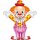 Aufkleber Clown Circus Sticker Set selbstklebend Autoaufkleber Kinder Album Kindergarten Wohnwagen Dekoration Set Car Caravan 24 x 20 cm