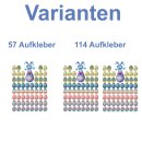 Setangebote Aufkleber – Osterhase & Ostereier Sticker-Set wetterfest