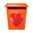 Herz Aufkleber 3D – wetterfester Fun Sticker für Hochzeit & Album