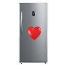 Herz Aufkleber 3D – wetterfester Fun Sticker für Hochzeit & Album