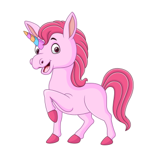 Lustiger Einhorn Aufkleber – Smile Sticker für Mädchen & Kinder (12 x 10 cm)