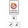 Verbotsschild Rauchverbot Schild - Rauchen verboten! - lustig Hinweisschild Warnschild Nichtraucher No Smoking 30 x 45 cm gelocht & Kit