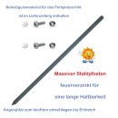 Wunschtext Parkplatzschild 52x11cm Pfosten 75 cm