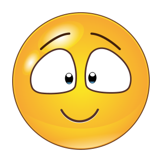 Smile Aufkleber – Lächelnd und Schielend, wetterfest & langlebig