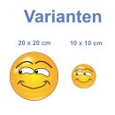 Lächelnd zur Seite Schauen – Smile Aufkleber...