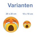 Traurig Heulen mit Tränen – Wetterfester...