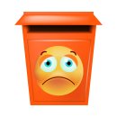 Verlegen Traurig Smile Aufkleber – Wetterfest & Vielseitig