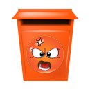 Wütend Grimmig Smile Aufkleber – Wetterfest und Vielseitig