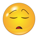 Traurig Müde Aufkleber – Wetterfester Sticker...