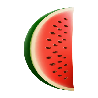 Wassermelone Aufkleber – Fruchtige Dekoration für Innen und Außen