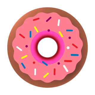 Kinder Donut Aufkleber – Bunter Spaß für jede Oberfläche