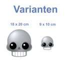 Totenkopf Aufkleber – wetterfester Sticker für...