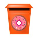 Kinder Donut Aufkleber – Bunter Spaß für jede Oberfläche (20 x 20 cm)
