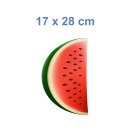 Wassermelone Aufkleber – Fruchtige Dekoration für Innen und Außen (17 x 28 cm)