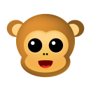 Affe Lachend Aufkleber – Wetterfester Spaß...