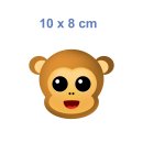 Affe Lachend Aufkleber – Wetterfester Spaß für Innen und Außen (10 x 8 cm)